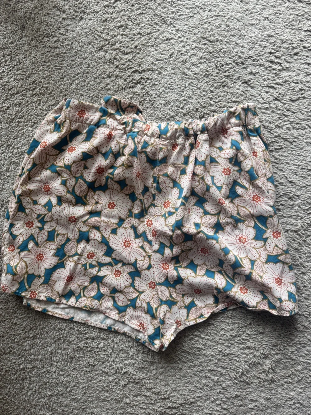 Anthropologie Georgine Skirted Shorts -Floral Wrap Tie-Front Skort in